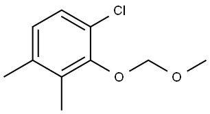 1-chloro-2-(methoxymethoxy)-3,4-dimethylbenzene 结构式