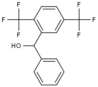 (2,5-bis(trifluoromethyl)phenyl)(phenyl)methanol 结构式