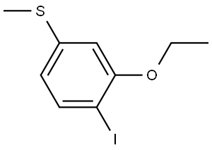 (3-ethoxy-4-iodophenyl)(methyl)sulfane 结构式