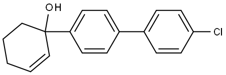 4''-chloro-1,2,3,4-tetrahydro-[1,1':4',1''-terphenyl]-1-ol 结构式