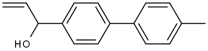 1-(4'-methyl-[1,1'-biphenyl]-4-yl)prop-2-en-1-ol 结构式