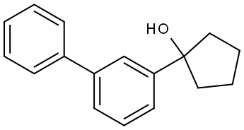 1-([1,1'-biphenyl]-3-yl)cyclopentanol 结构式