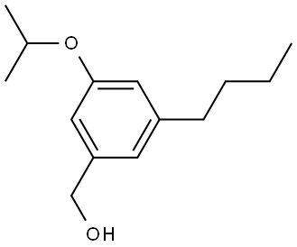 (3-butyl-5-isopropoxyphenyl)methanol 结构式