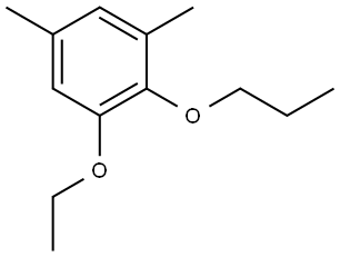 1-ethoxy-3,5-dimethyl-2-propoxybenzene 结构式