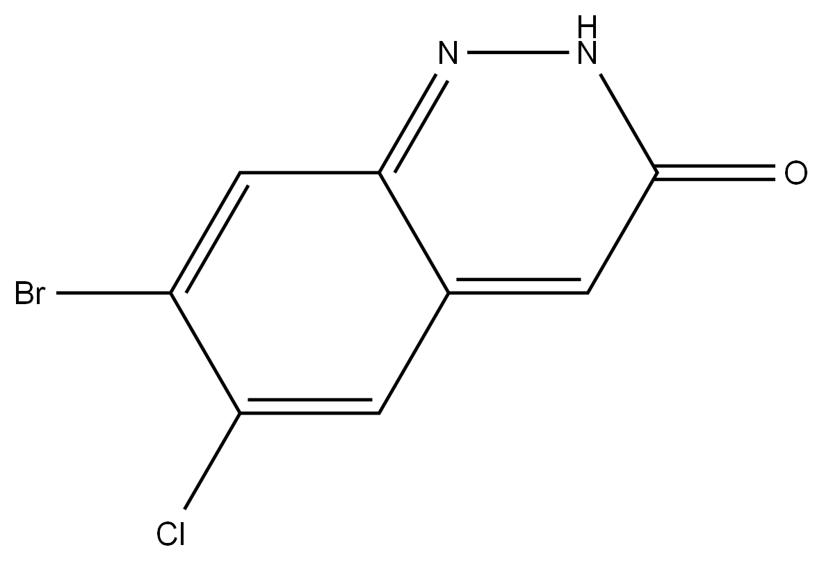 7-溴-6-氯肉桂醇-3(2H)-酮 结构式