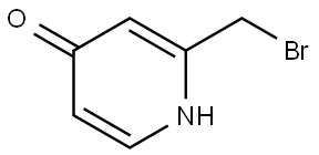 2-(溴甲基)吡啶-4(1H)-酮 结构式