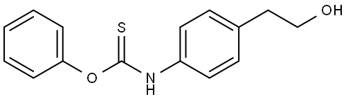 Carbamothioic acid, [4-(2-hydroxyethyl)phenyl]-, O-phenyl ester (9CI) 结构式