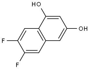 6,7-二氟萘-1,3-二醇 结构式