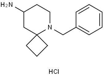 5-benzyl- 8-amino-5-aza-spiro[3,5]nonane hydrochloride 结构式