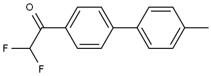 2,2-difluoro-1-(4'-methyl-[1,1'-biphenyl]-4-yl)ethanone 结构式