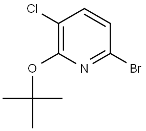 6-bromo-2-(tert-butoxy)-3-chloropyridine 结构式