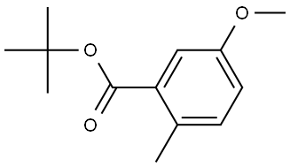 tert-butyl 5-methoxy-2-methylbenzoate 结构式