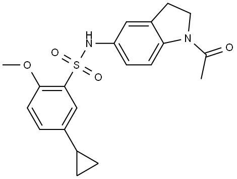 TRIM24/BRPF1 抑制剂 2 结构式