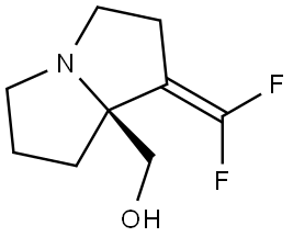 (S)-(1-(二氟亚甲基)四氢-1H-吡咯嗪-7A(5H)-基)甲醇 结构式