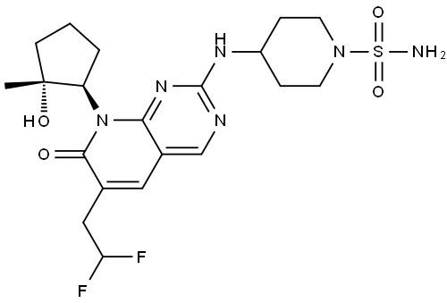 化合物 CDK4/6-IN-22 结构式