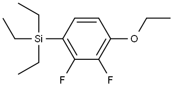 (4-ethoxy-2,3-difluorophenyl)triethylsilane 结构式