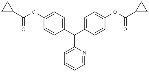 比沙可啶环丙甲酰替代物 结构式