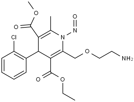 N-亚硝基氨氯地平 结构式