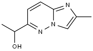 1-(2-甲基咪唑并[1,2-B]哒嗪-6-基)乙醇-1-醇 结构式