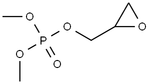 磷酸(二甲基)酯[(环氧乙烷-2-基甲基)]酯 结构式