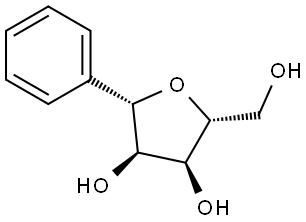 D-Ribitol, 1,4-anhydro-1-C-phenyl-, (1S)- 结构式