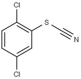 1,4-Dichloro-2-thiocyanatobenzene 结构式