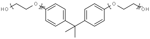 双酚-A 聚氧乙烯醚 结构式