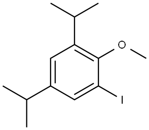 1-iodo-3,5-diisopropyl-2-methoxybenzene 结构式