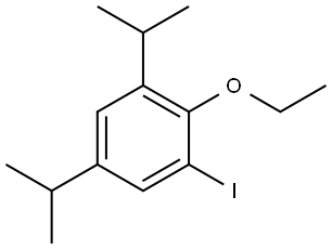 2-ethoxy-1-iodo-3,5-diisopropylbenzene 结构式