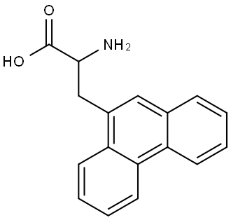 2-AMINO-3-(9-PHENANTHRYL)PROPANOIC ACID 结构式