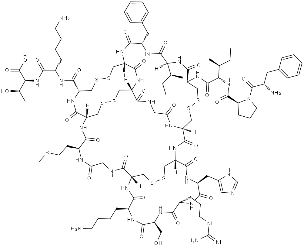 铁调素-22 结构式