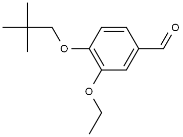 4-(2,2-Dimethylpropoxy)-3-ethoxybenzaldehyde 结构式