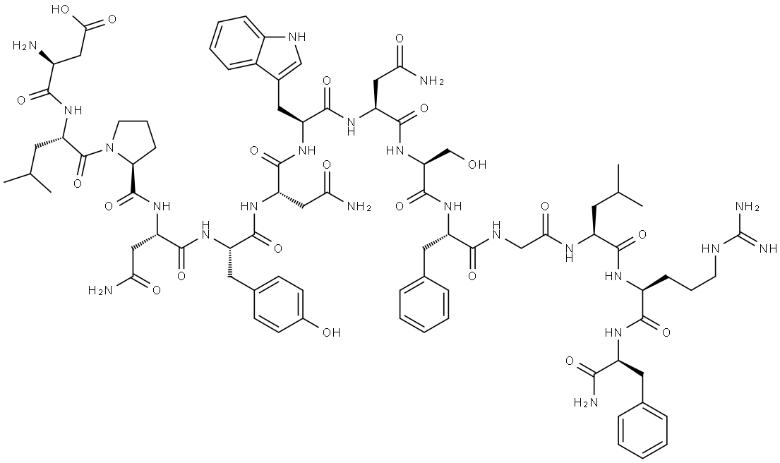 基因编码多肽KISSPEPTIN-14 HUMAN 结构式