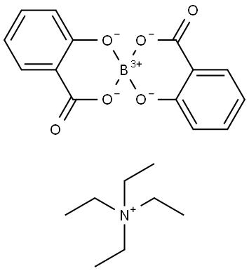 Tetraethylammonium bis[salicylato-(2-)]borate 结构式