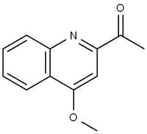 1-(4-methoxyquinolin-2-yl)ethan-1-one 结构式