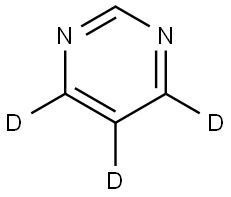 pyrimidine-4,5,6-d3 结构式