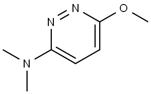 6-methoxy-N,N-dimethylpyridazin-3-amine 结构式