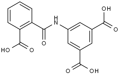 5-[(2-Carboxybenzoyl)amino]isophthalic acid 结构式