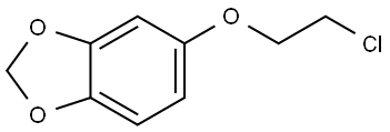 1,3-Benzodioxole, 5-(2-chloroethoxy)- 结构式