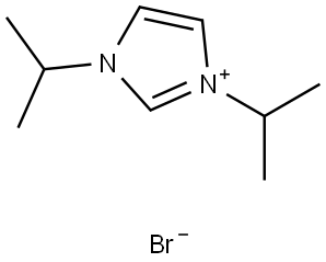 1H-Imidazolium,1,3-bis(1-methylethyl)-,bromide(1:1) 结构式