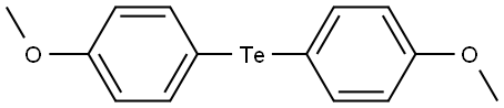 Benzene, 1,1'-tellurobis[4-methoxy- 结构式