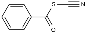 Benzenecarbothioic acid, anhydrosulfide with thiocyanic acid 结构式