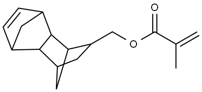 2-Propenoic acid, 2-methyl-, (1,2,3,4,4a,5,8,8a-octahydro-1,4:5,8-dimethanonaphthalen-2-yl)methyl ester 结构式