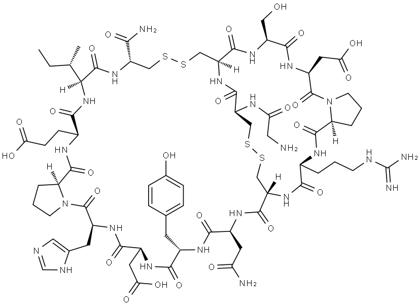 Α-芋螺毒素 VC1.1 结构式