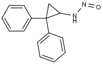 N-(2,2-二苯基环丙基)硝基US 酰胺 结构式
