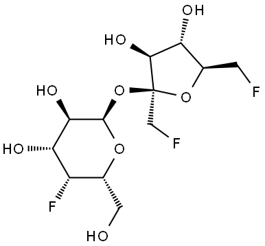 三氟蔗糖 结构式