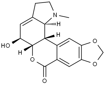 小星石蒜 结构式