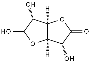 L-Idofuranuronic acid, γ-lactone 结构式