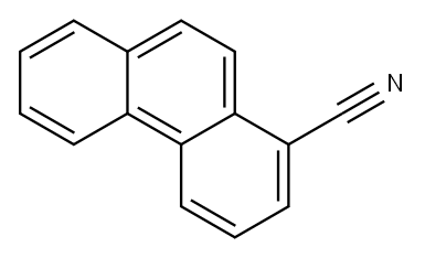 phenanthrene-1-carbonitrile 结构式
