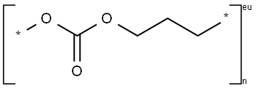 聚(氧羰基氧基-1,3-丙烷二基) 结构式